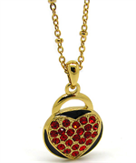 Christmas Heart Necklace
