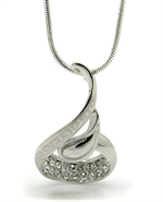 Crystal Water Drop (silver)